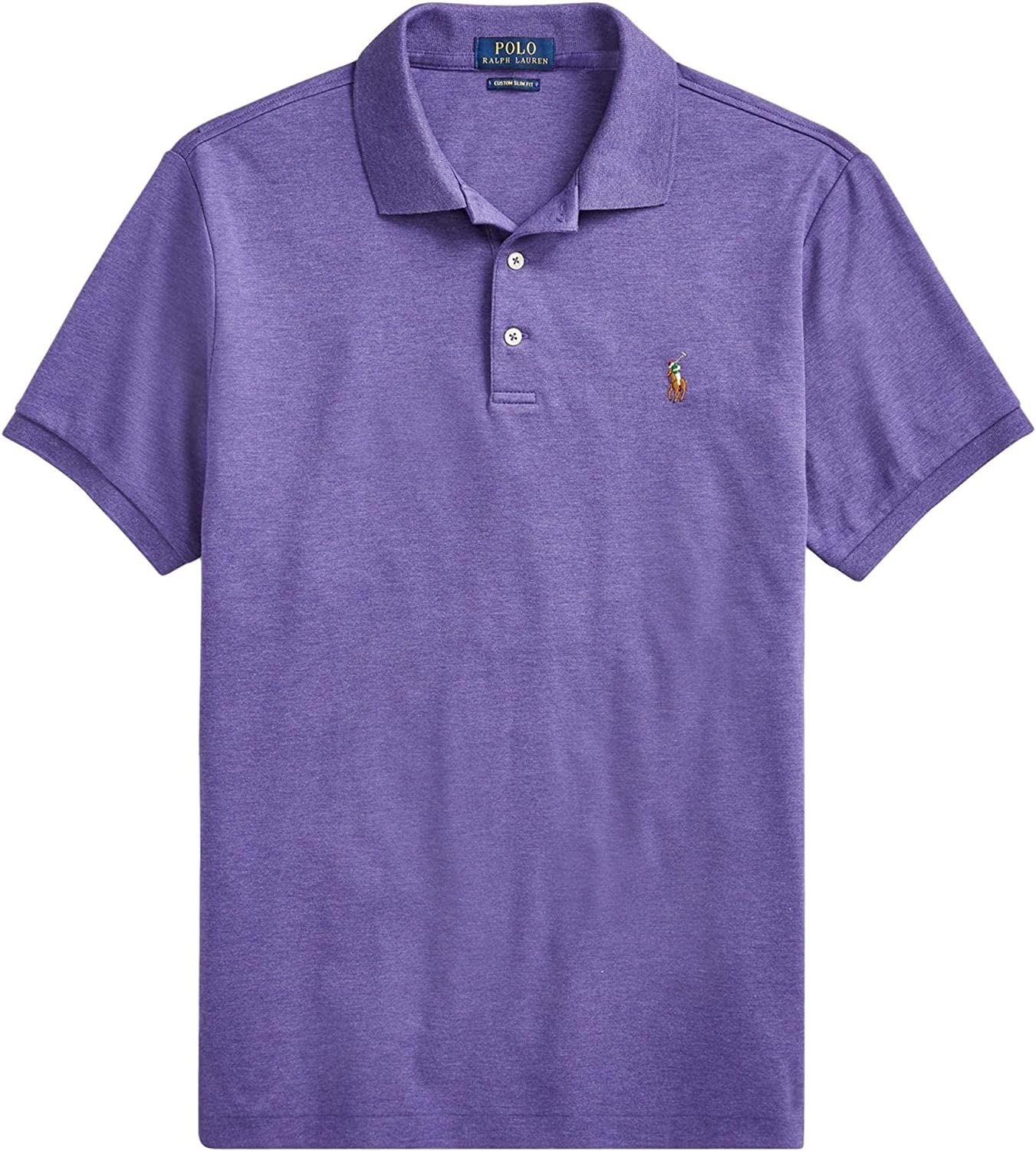 POLO RALPH LAUREN Men's Short Sleeve Knit Pima Polo