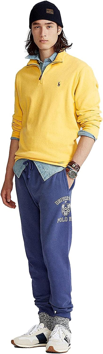 POLO RALPH LAUREN Men's Classic Estate-Rib Quarter-Zip Pullover Sweater
