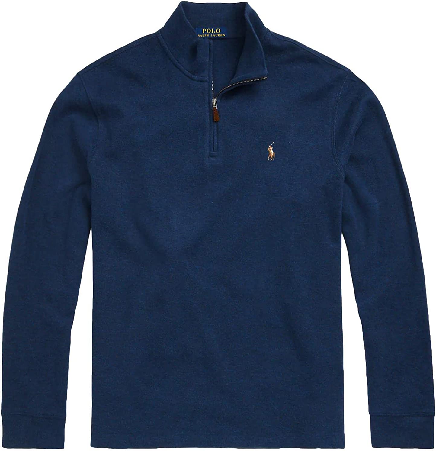 POLO RALPH LAUREN Men's Classic Estate-Rib Quarter-Zip Pullover Sweater