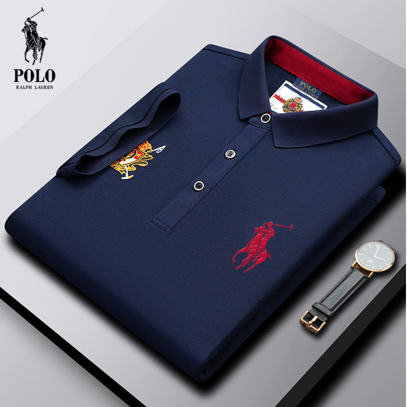 Ralph Lauren men's summer new business embroidery POLO shirt