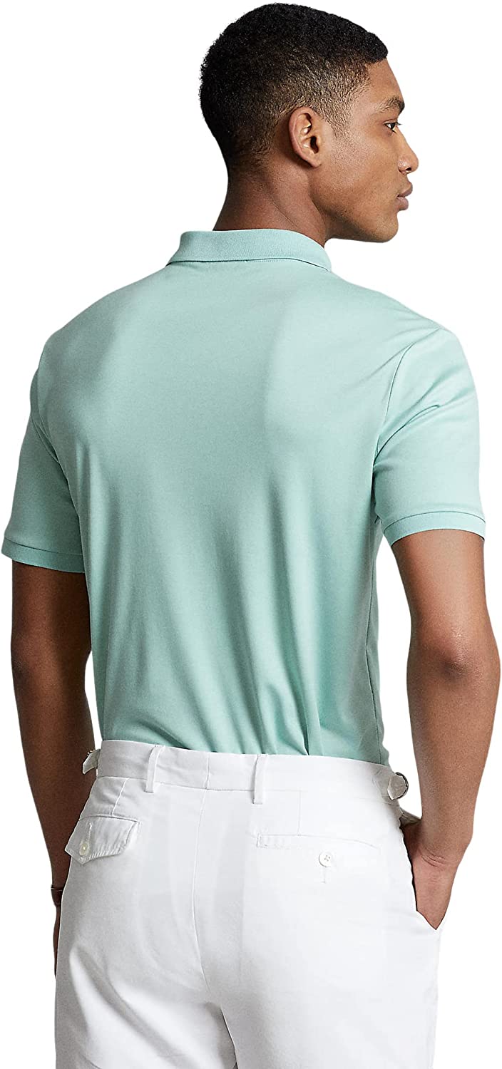 POLO RALPH LAUREN Men's Short Sleeve Knit Pima Polo