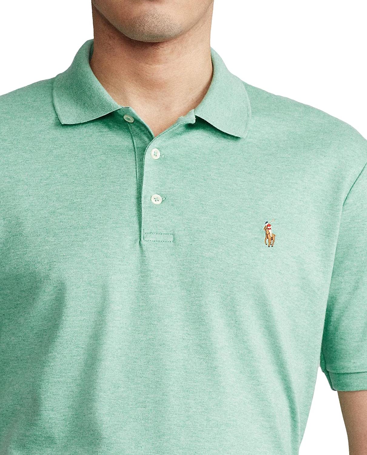 POLO RALPH LAUREN Men's Short Sleeve Knit Pima Polo