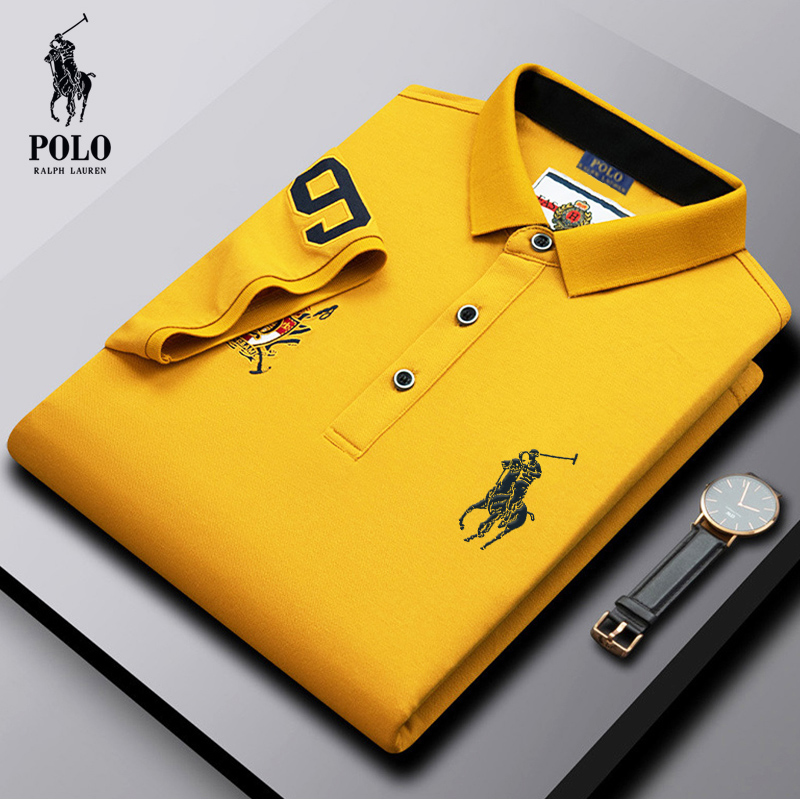 Ralph Lauren men's summer new business embroidery POLO shirt