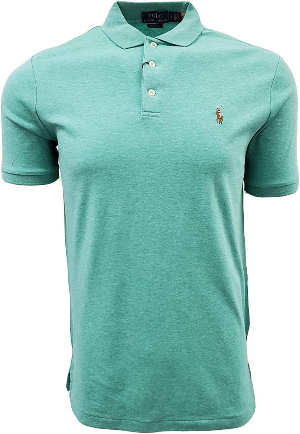 POLO RALPH LAUREN Men's Short Sleeve Knit Pima Polo