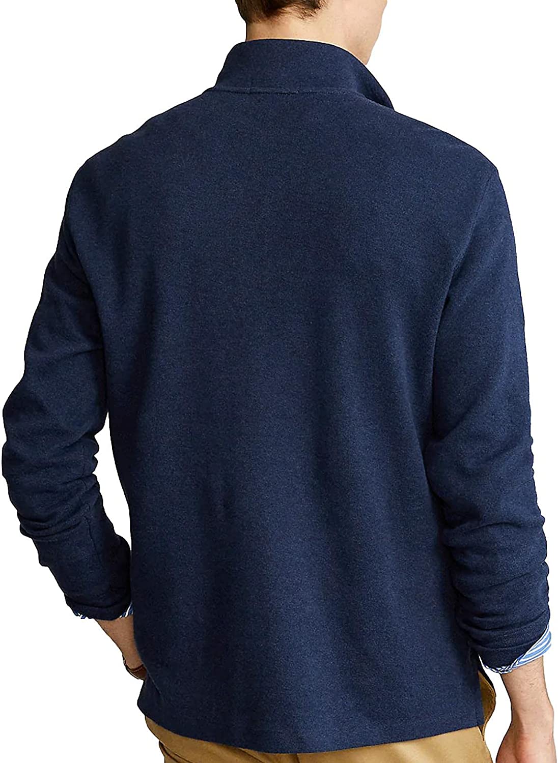 POLO RALPH LAUREN Men's Classic Estate-Rib Quarter-Zip Pullover Sweater