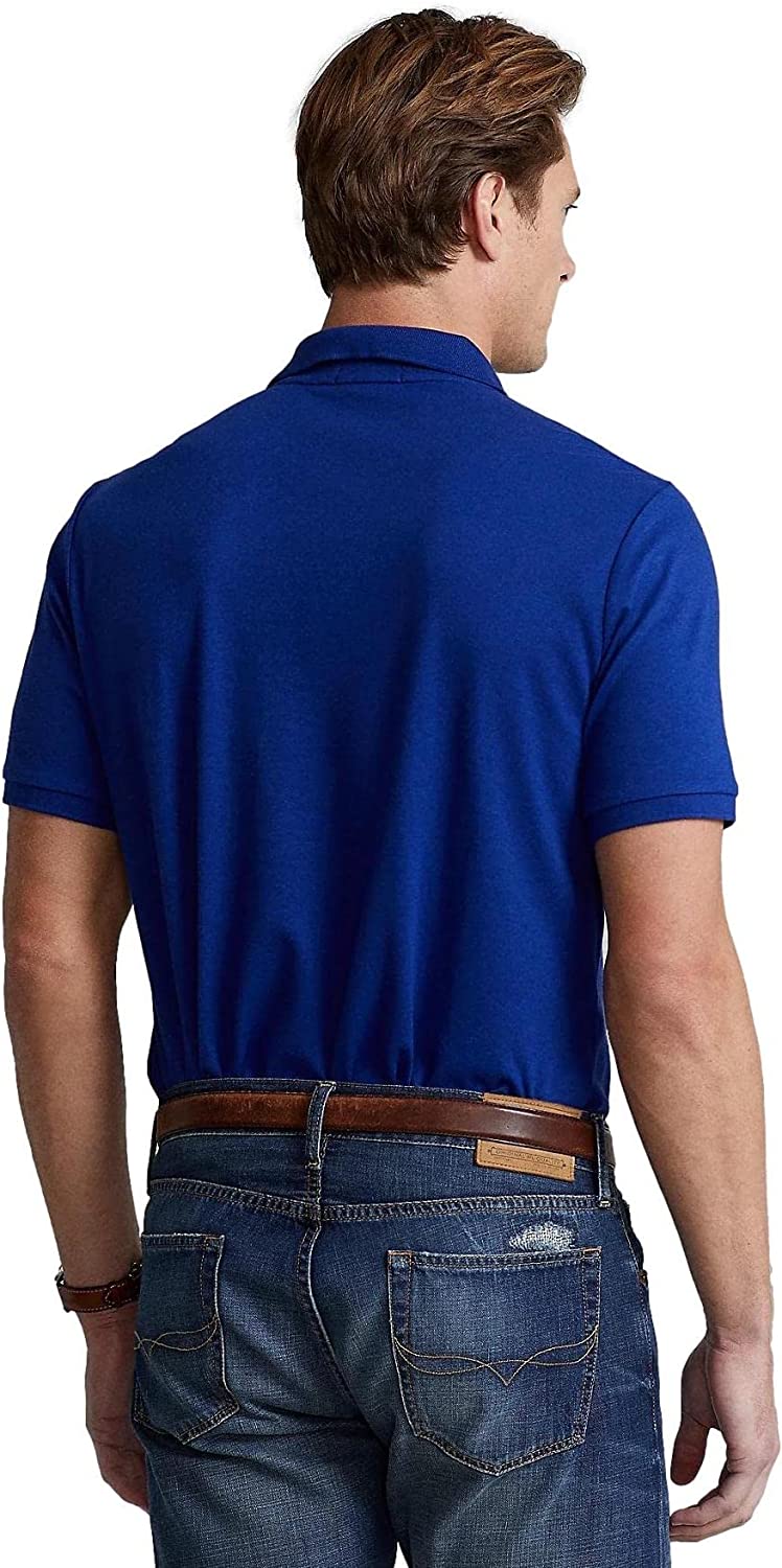 POLO RALPH LAUREN Men's Short Sleeve Knit Pima Polo