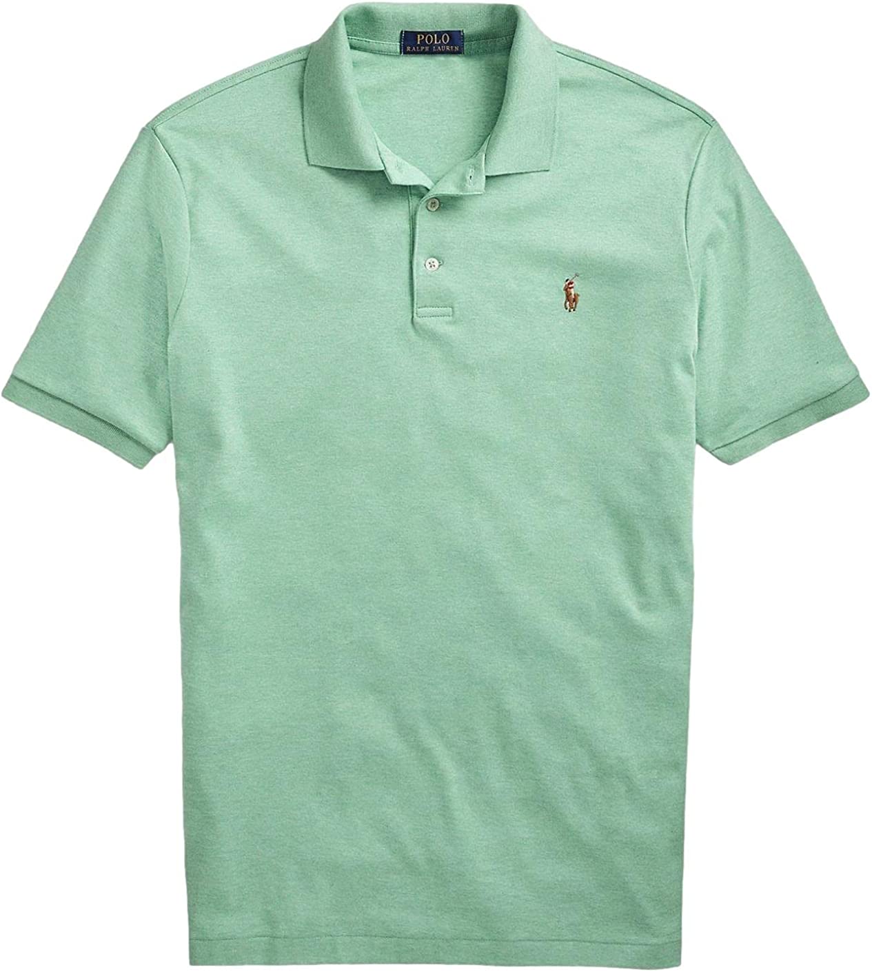 POLO RALPH LAUREN Men's Short Sleeve Knit Pima Polo