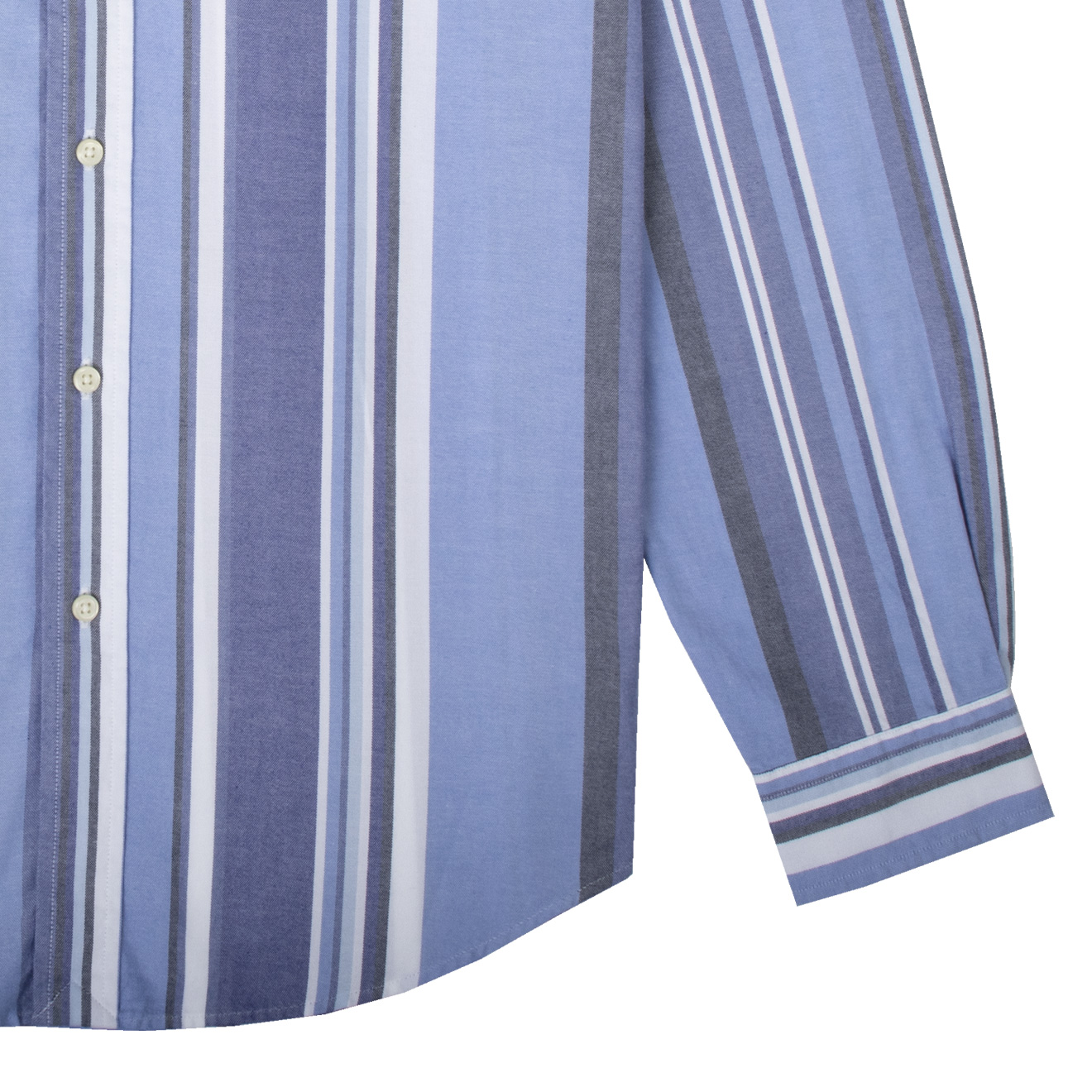 Ralph Lauren Custom Fit Striped Oxford Shirt Blue Multi