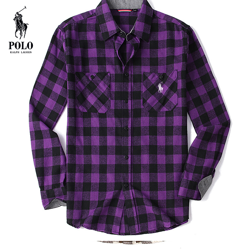 Ralph Lauren Men's flannel plaid shirt（Last day of limited time specials）