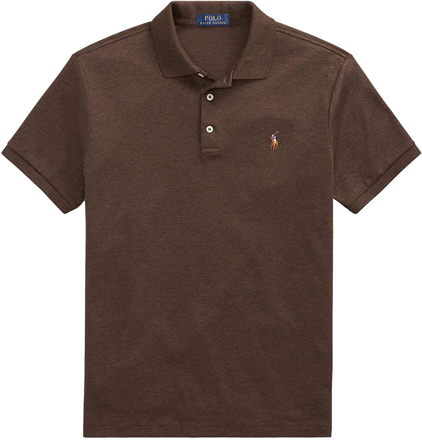 POLO RALPH LAUREN Men's Short Sleeve Knit Pima Polo