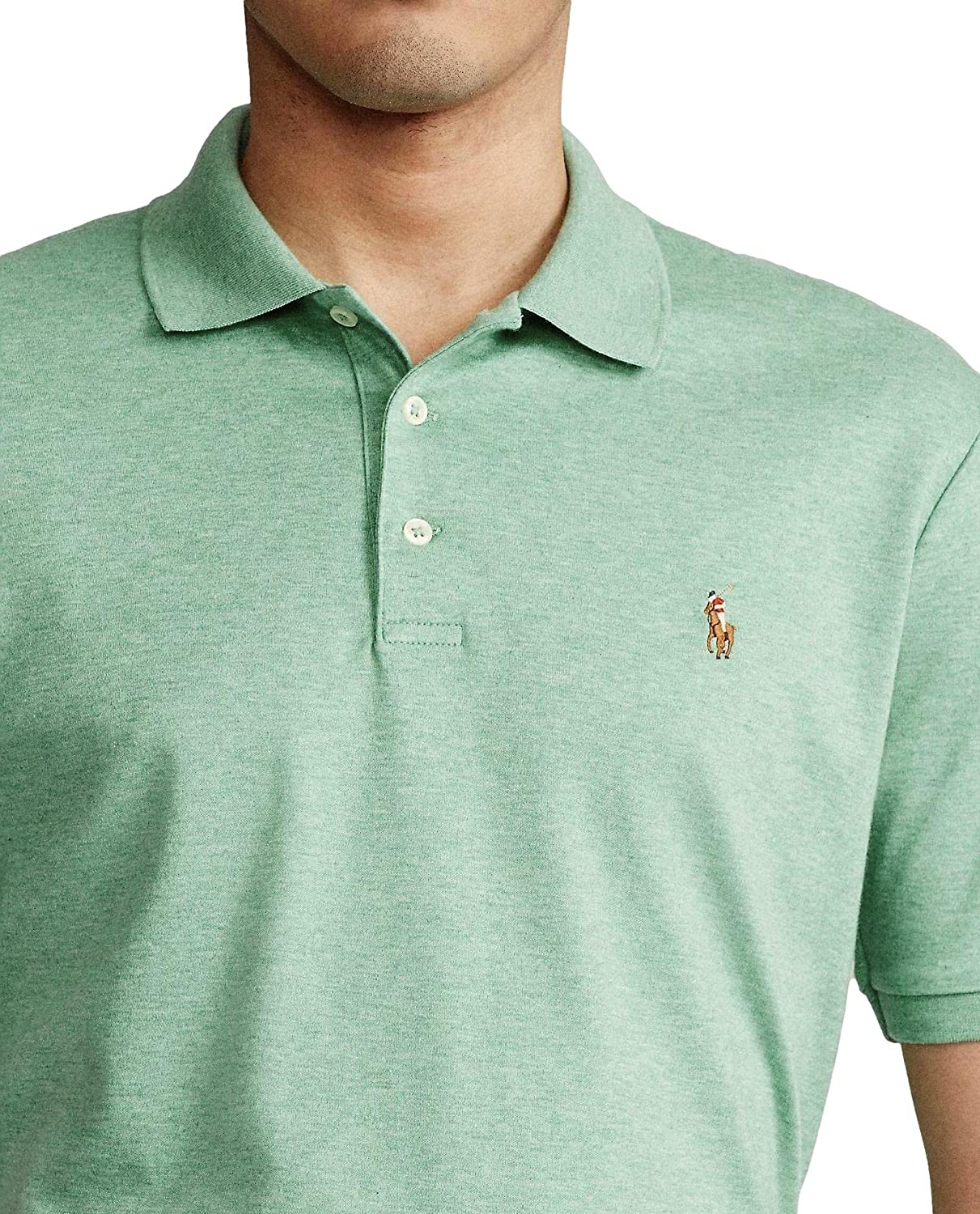 POLO RALPH LAUREN Men's Short Sleeve Knit Pima Polo