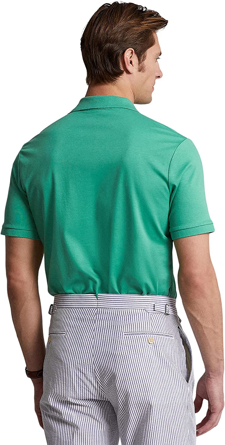 POLO RALPH LAUREN Men's Short Sleeve Knit Pima Polo