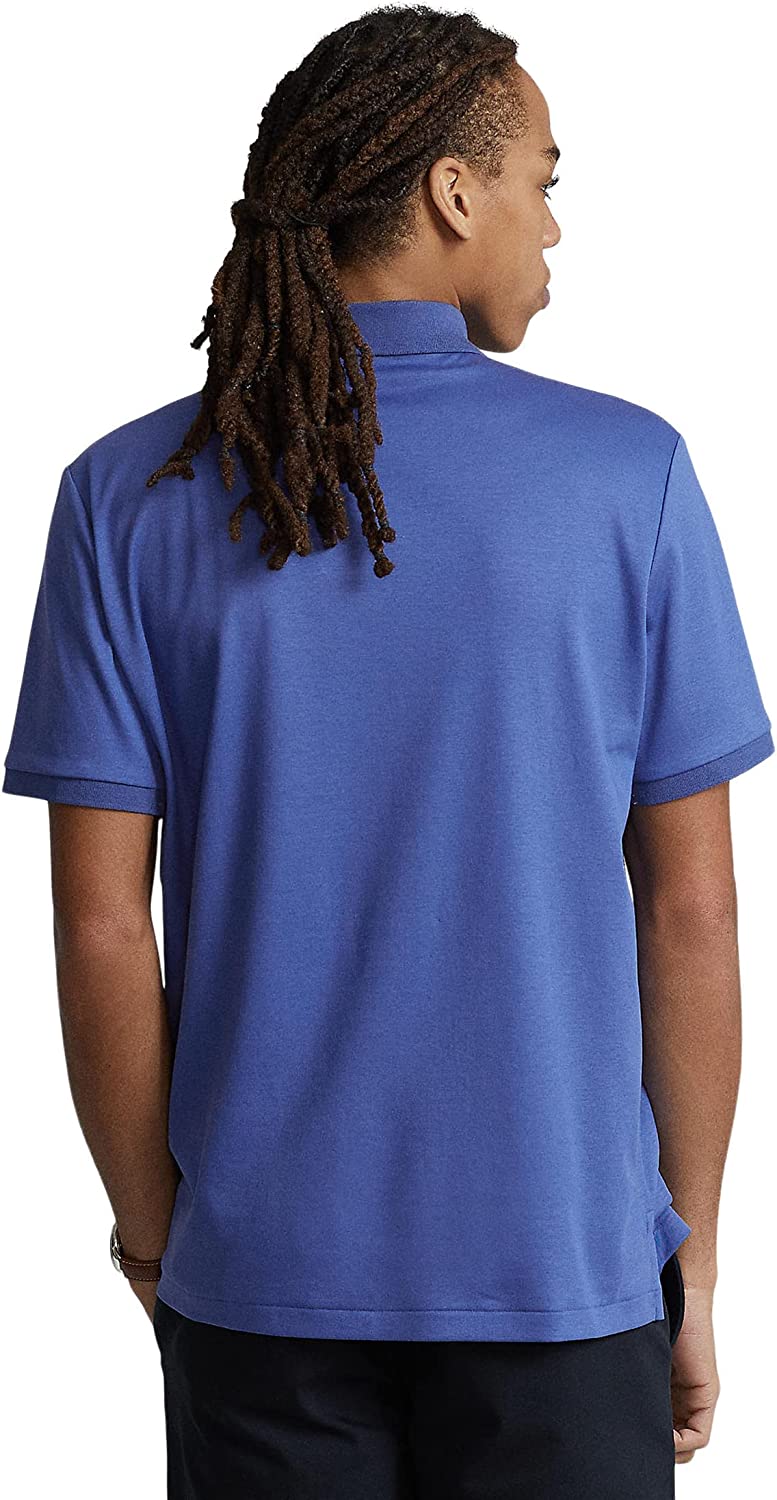 POLO RALPH LAUREN Men's Short Sleeve Knit Pima Polo