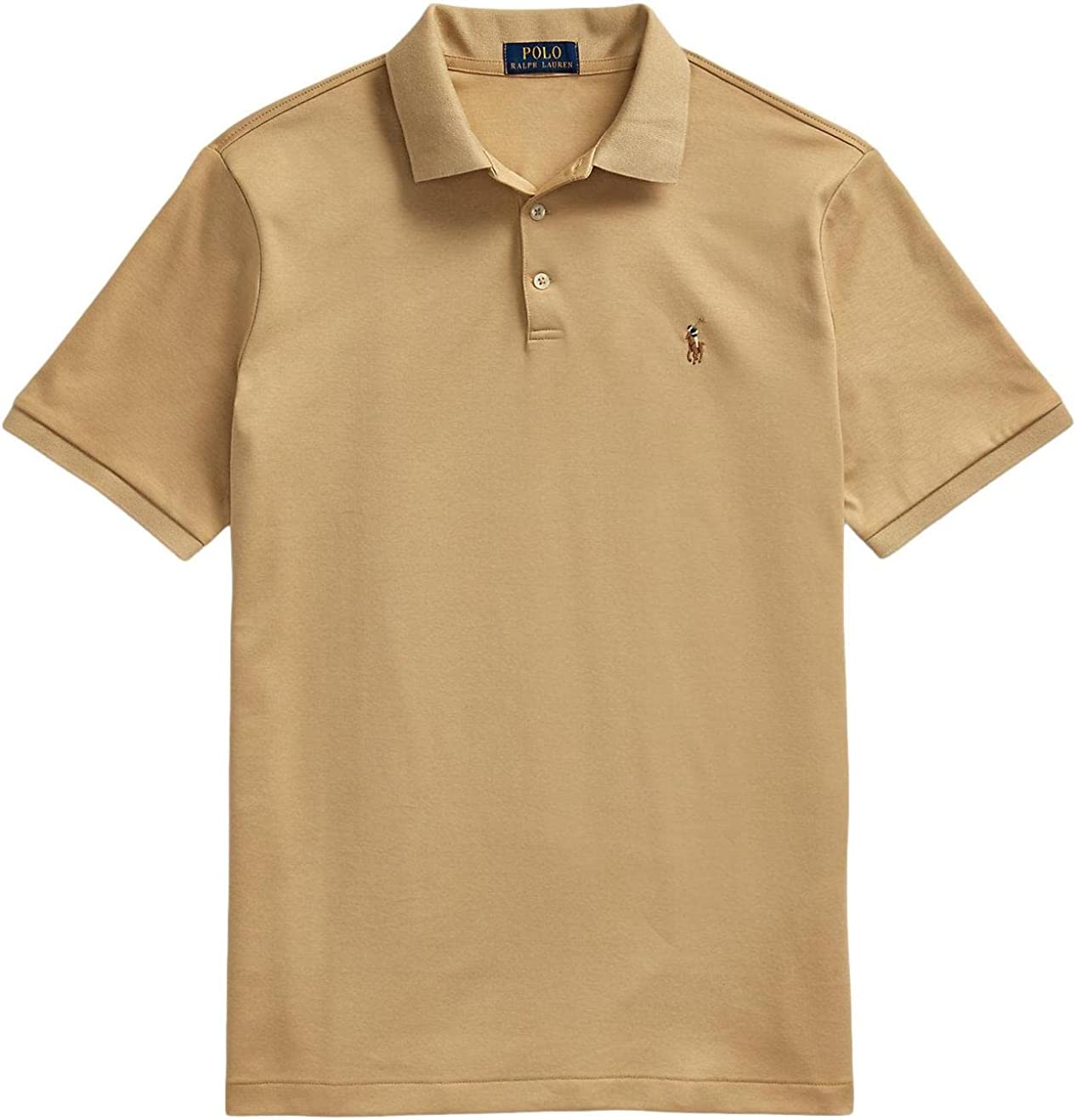 POLO RALPH LAUREN Men's Short Sleeve Knit Pima Polo