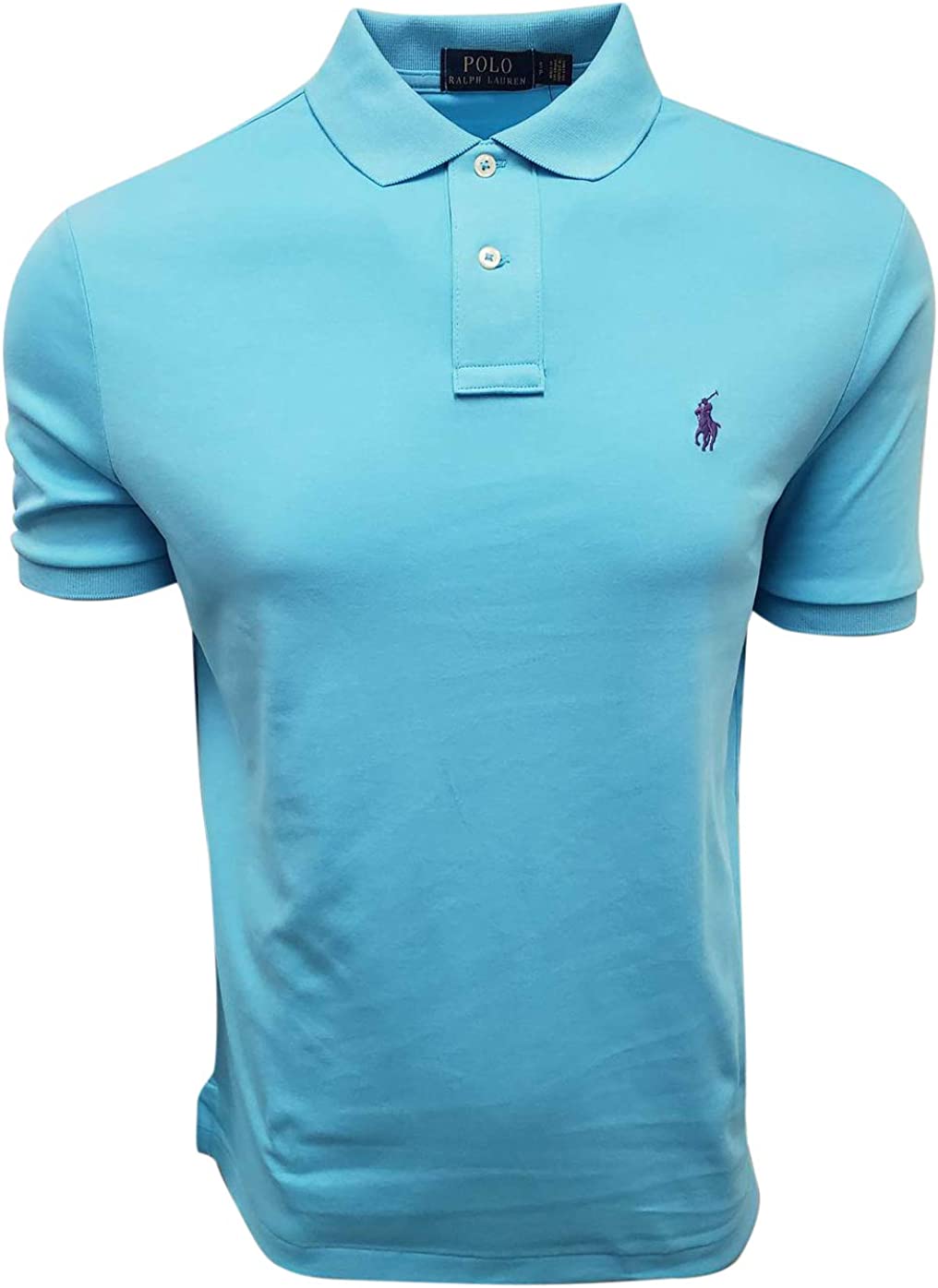 POLO RALPH LAUREN Men's Short Sleeve Knit Pima Polo