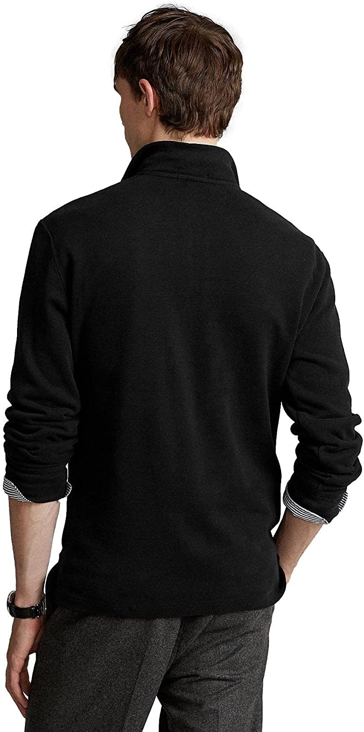 POLO RALPH LAUREN Men's Classic Estate-Rib Quarter-Zip Pullover Sweater