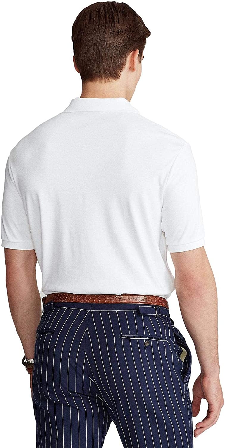 POLO RALPH LAUREN Men's Short Sleeve Knit Pima Polo