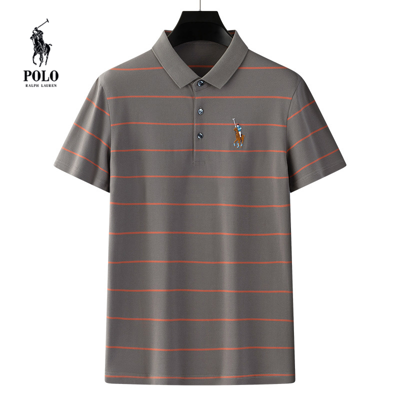 Ralph Lauren Summer Striped Business Lapel Polo Shirt