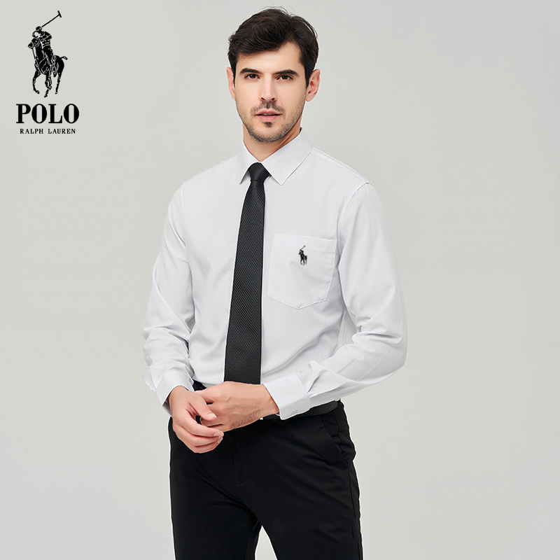 Ralph Lauren Men's Hot style Popular stretch solid color casual  shirt