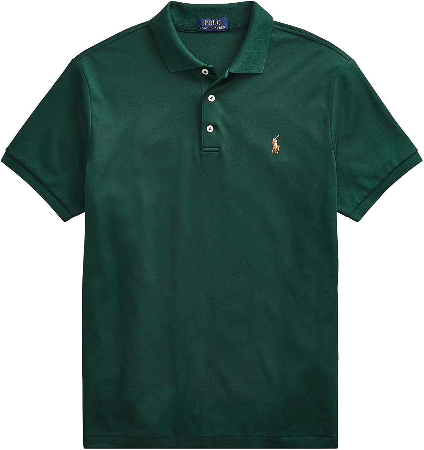 POLO RALPH LAUREN Men's Short Sleeve Knit Pima Polo