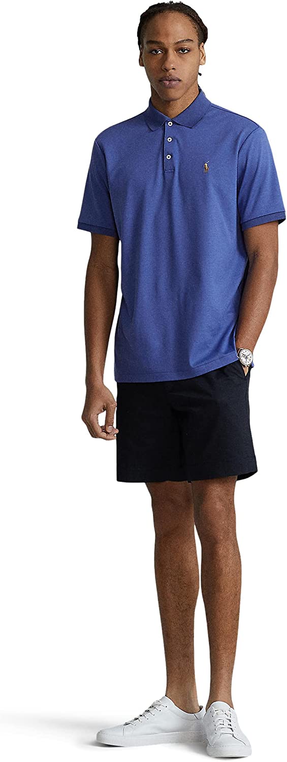 POLO RALPH LAUREN Men's Short Sleeve Knit Pima Polo