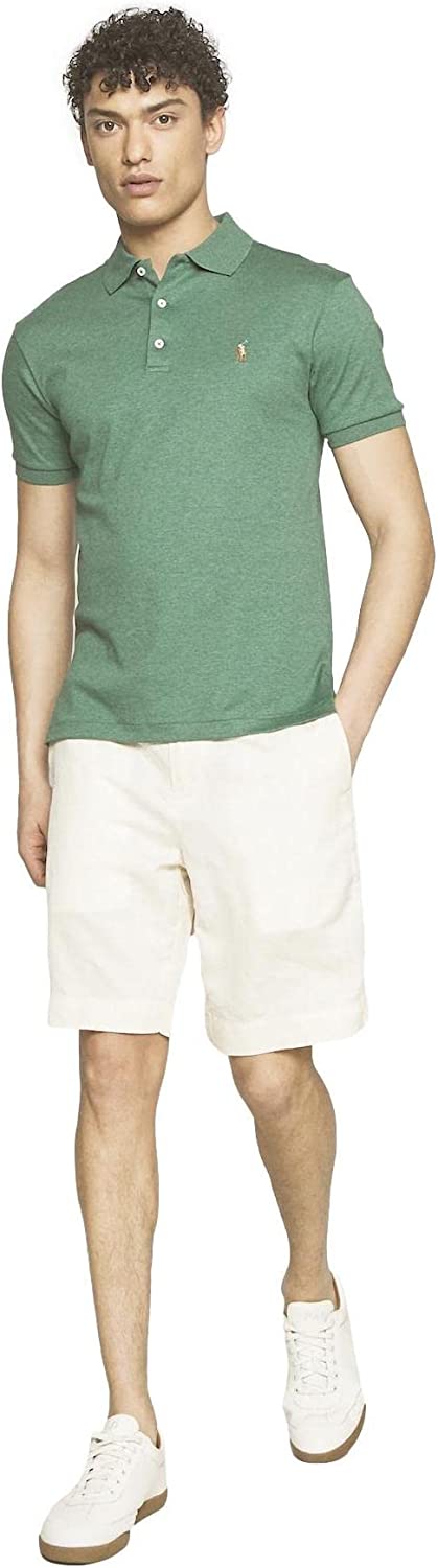 POLO RALPH LAUREN Men's Short Sleeve Knit Pima Polo
