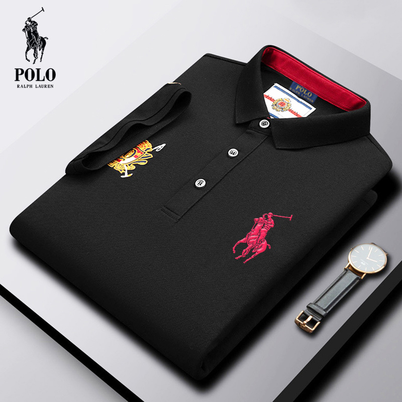 Ralph Lauren men's summer new business embroidery POLO shirt
