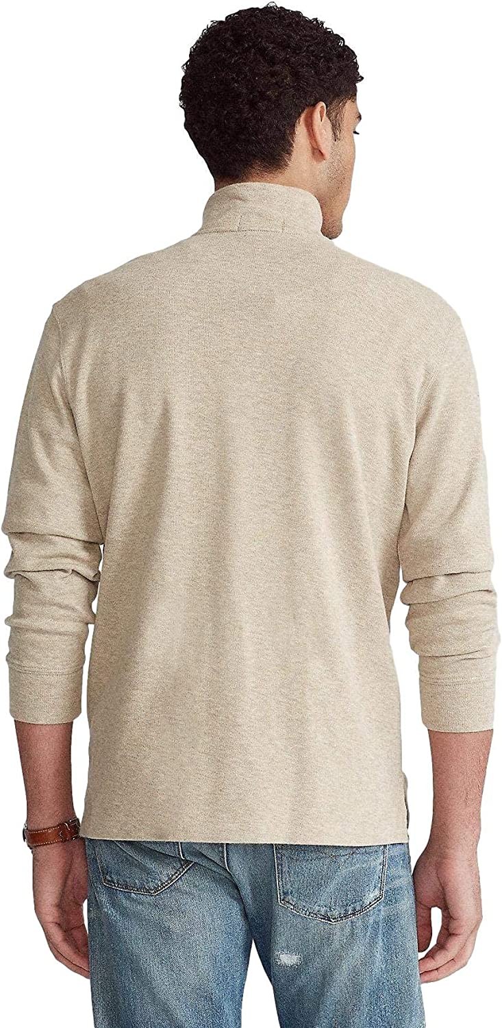 POLO RALPH LAUREN Men's Classic Estate-Rib Quarter-Zip Pullover Sweater