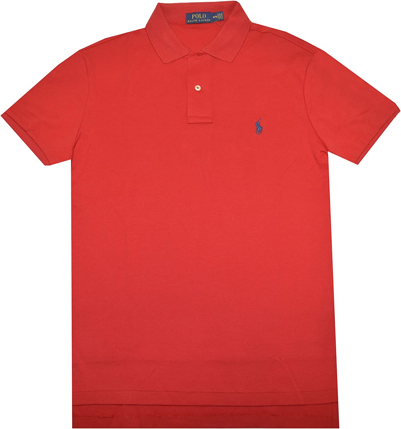 POLO RALPH LAUREN Men's Short Sleeve Knit Pima Polo