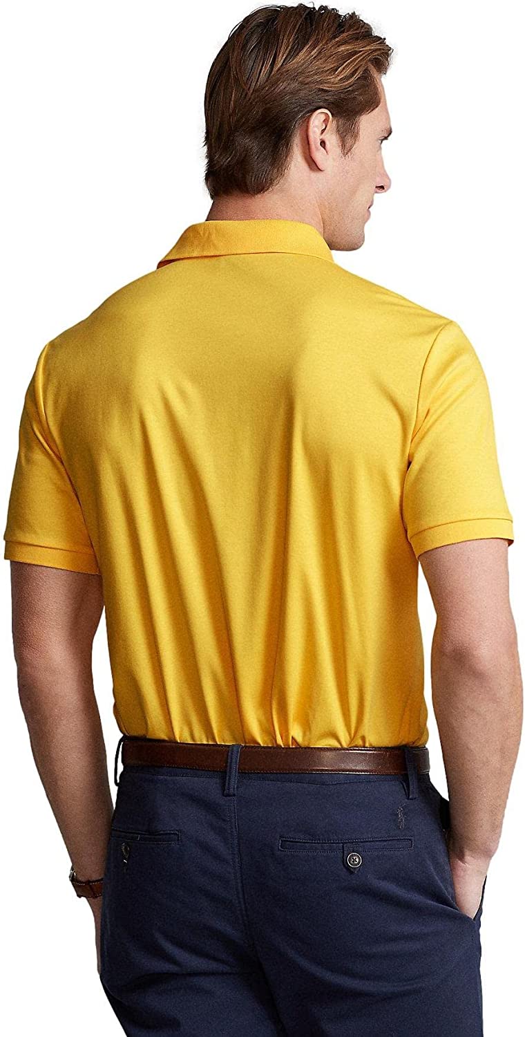 POLO RALPH LAUREN Men's Short Sleeve Knit Pima Polo
