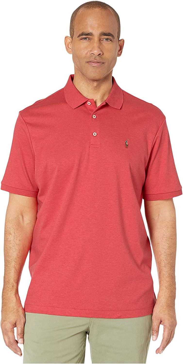 POLO RALPH LAUREN Men's Short Sleeve Knit Pima Polo