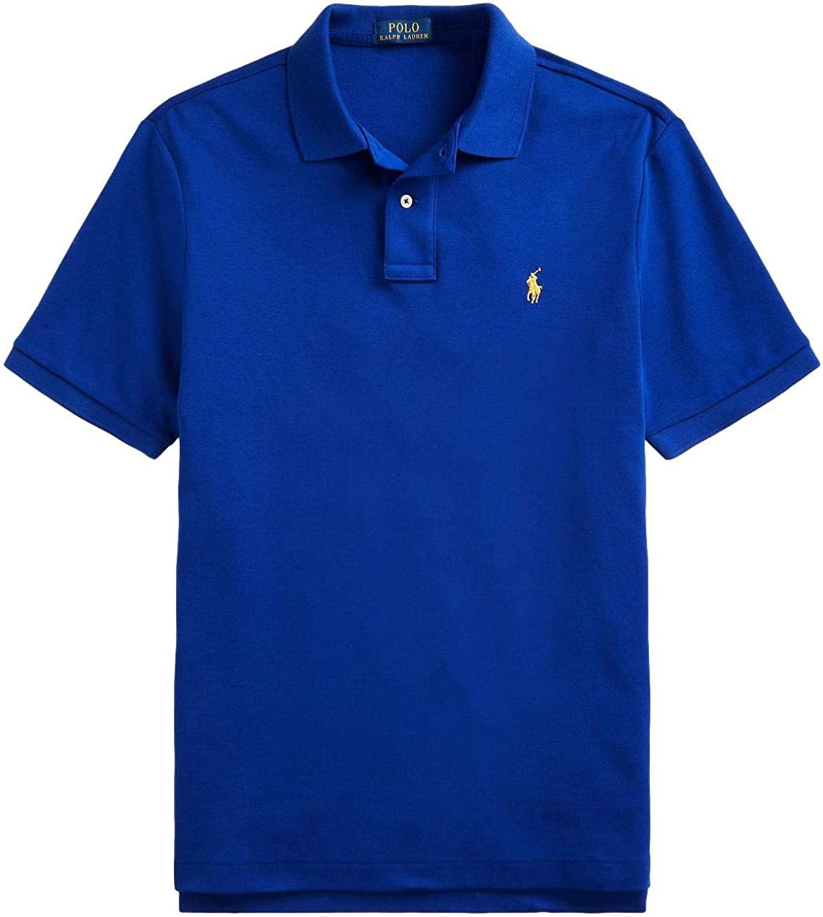 POLO RALPH LAUREN Men's Short Sleeve Knit Pima Polo