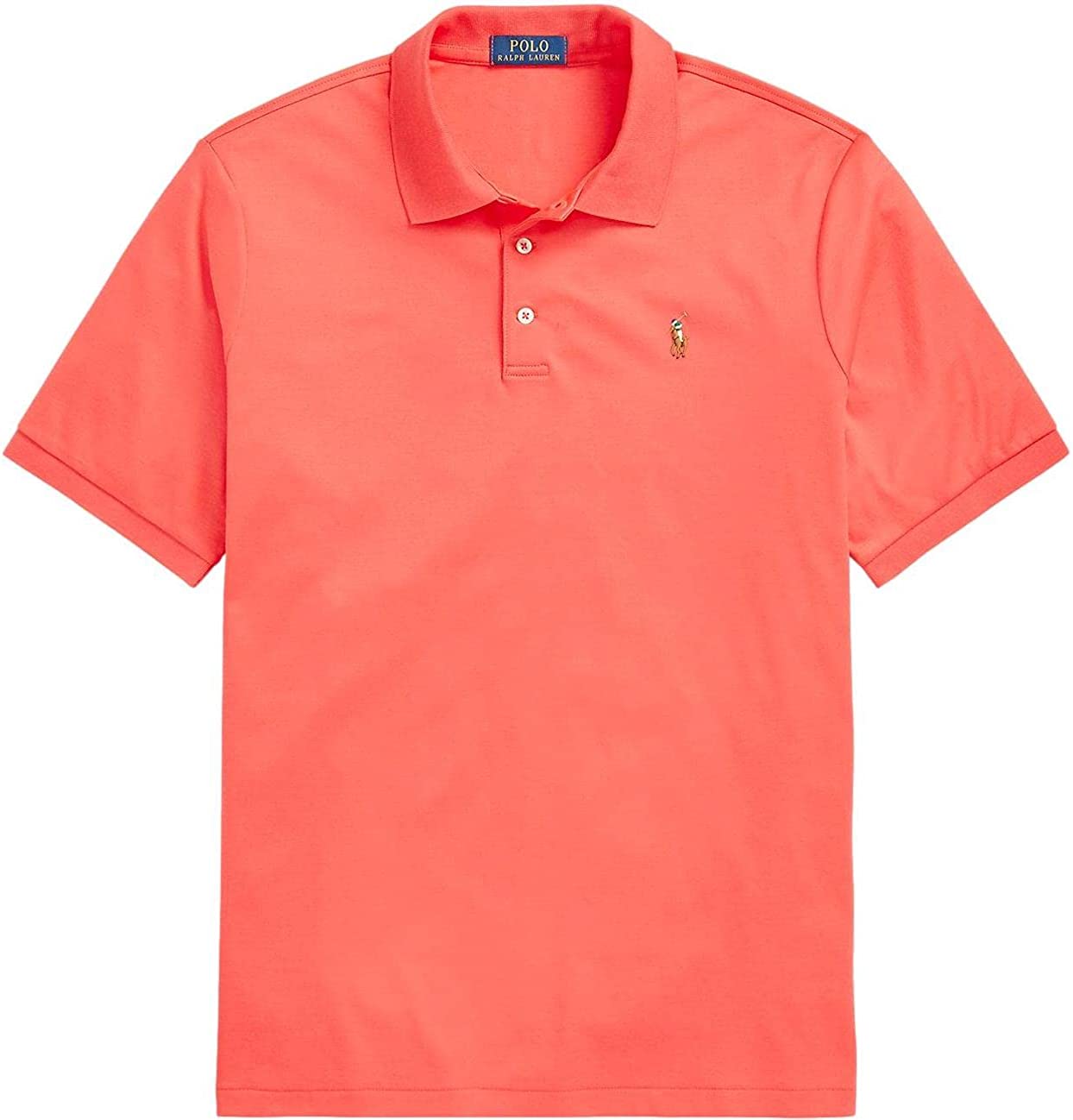 POLO RALPH LAUREN Men's Short Sleeve Knit Pima Polo