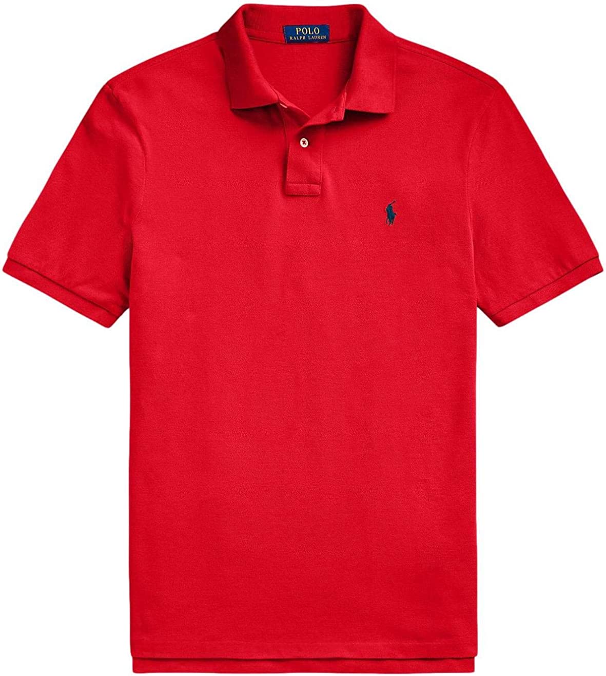 POLO RALPH LAUREN Men's Short Sleeve Knit Pima Polo