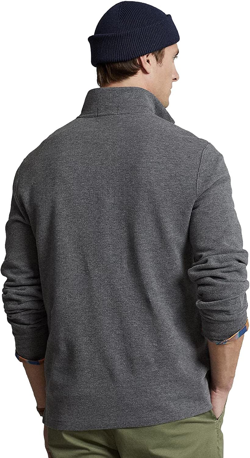 POLO RALPH LAUREN Men's Classic Estate-Rib Quarter-Zip Pullover Sweater