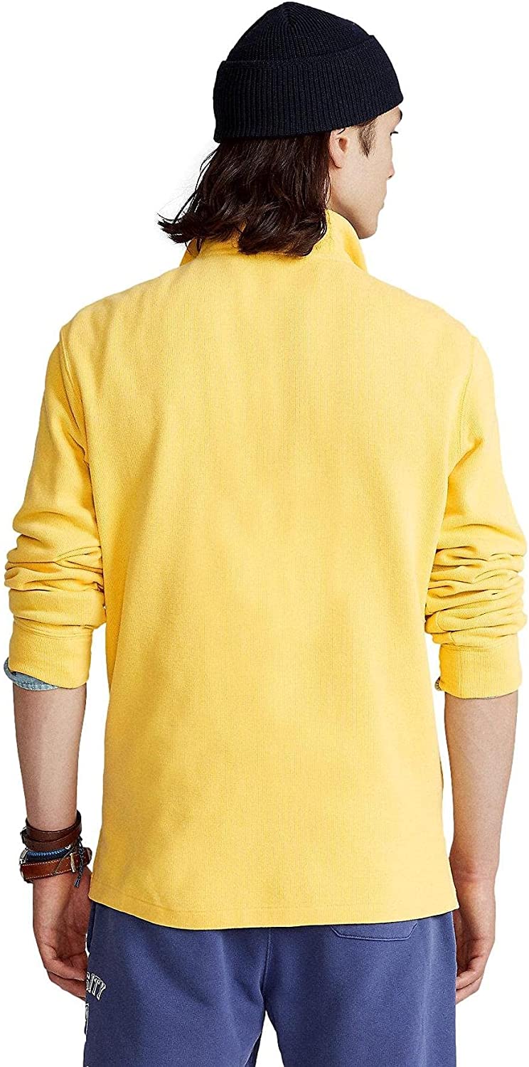 POLO RALPH LAUREN Men's Classic Estate-Rib Quarter-Zip Pullover Sweater