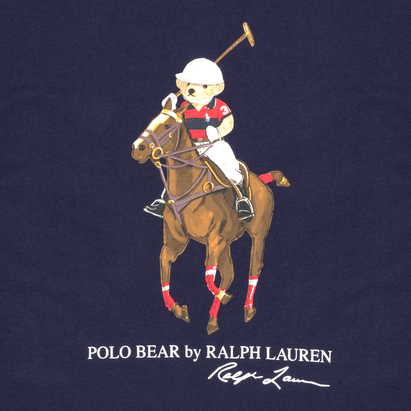 Ralph Lauren Printed Crew T-Shirt Navy