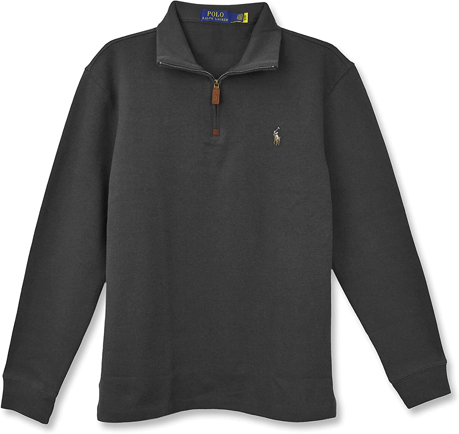 POLO RALPH LAUREN Men's Classic Estate-Rib Quarter-Zip Pullover Sweater
