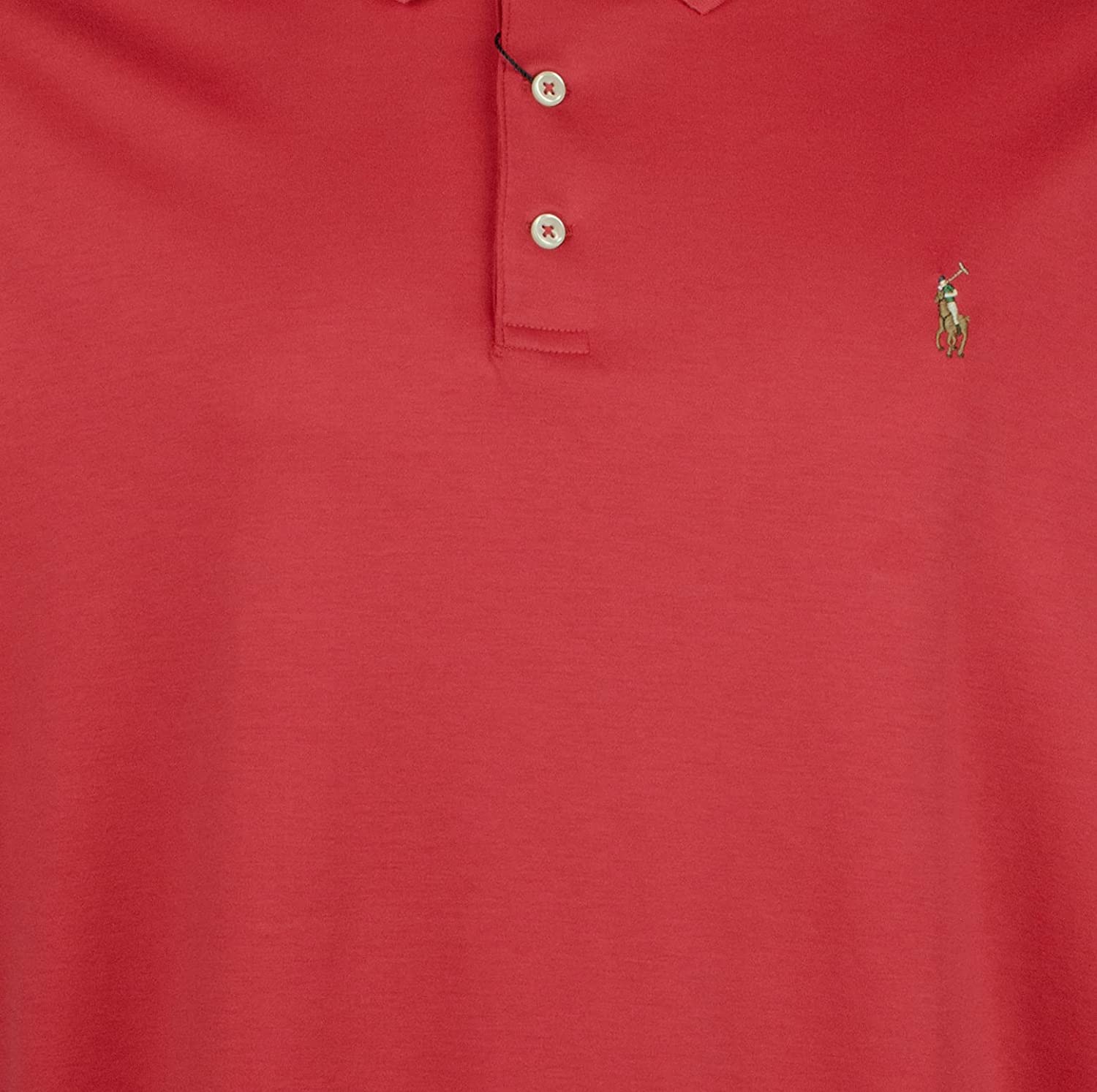 POLO RALPH LAUREN Men's Short Sleeve Knit Pima Polo