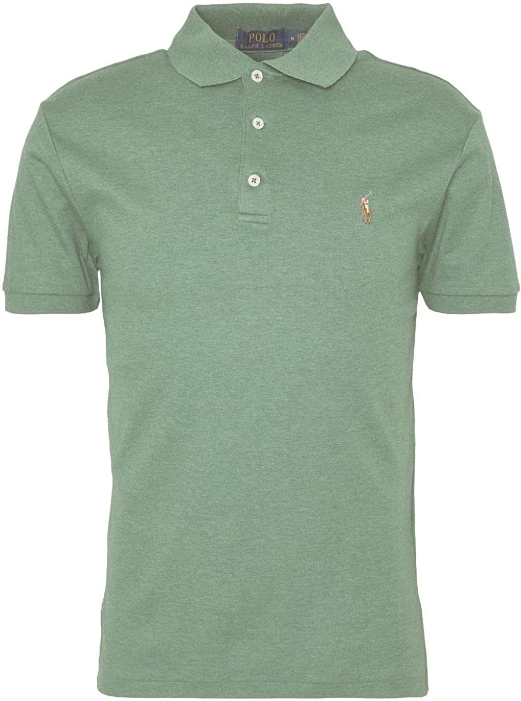 POLO RALPH LAUREN Men's Short Sleeve Knit Pima Polo