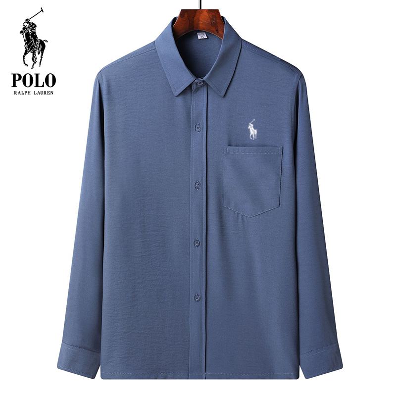 Ralph Lauren Men's Summer loose large size long sleeve shirt