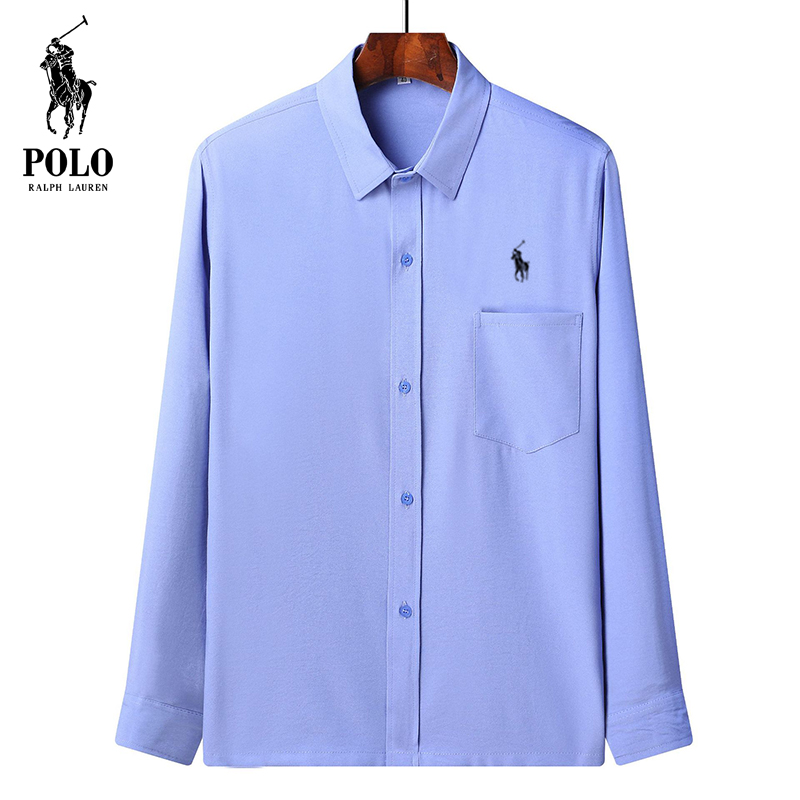 Ralph Lauren Men's Summer loose large size long sleeve shirt