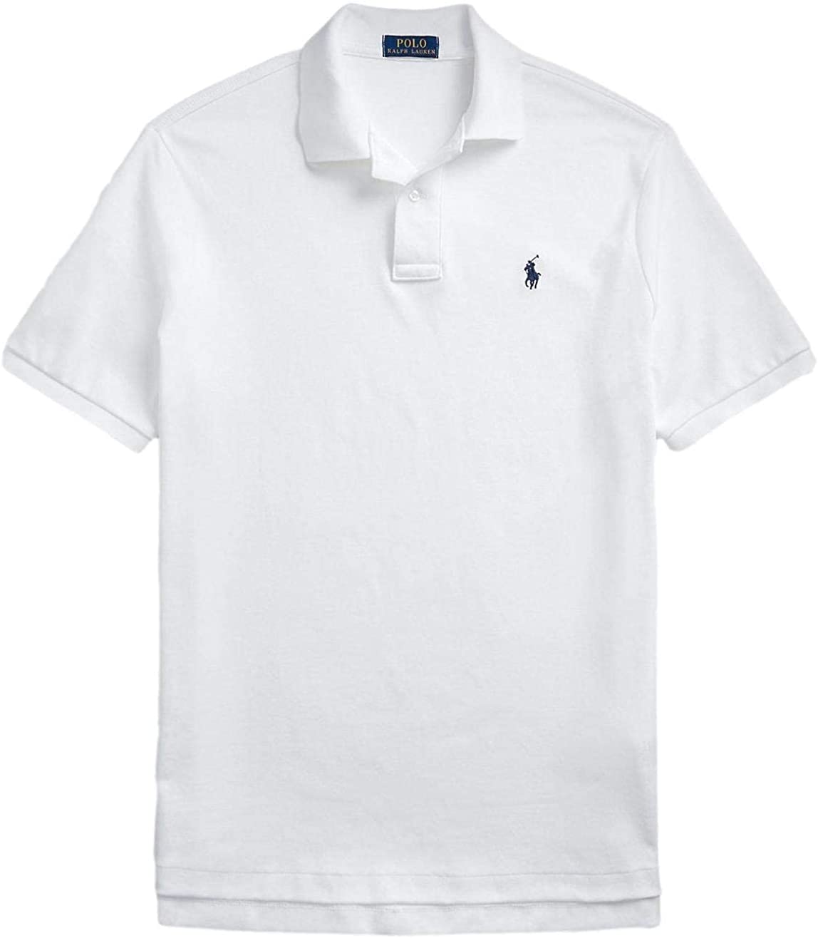 POLO RALPH LAUREN Men's Short Sleeve Knit Pima Polo