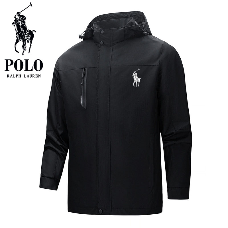 Ralph Lauren Men's Outdoor sports waterproof and windproof hooded jacket