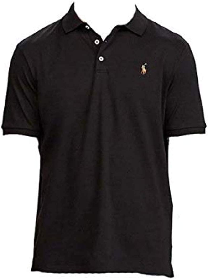 POLO RALPH LAUREN Men's Short Sleeve Knit Pima Polo