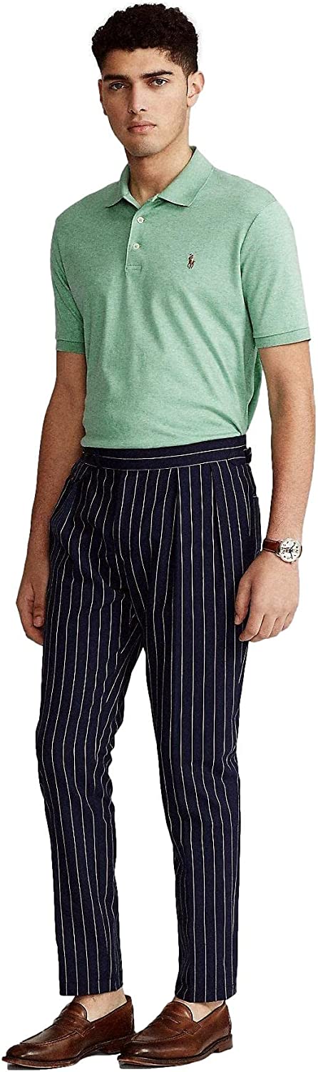 POLO RALPH LAUREN Men's Short Sleeve Knit Pima Polo