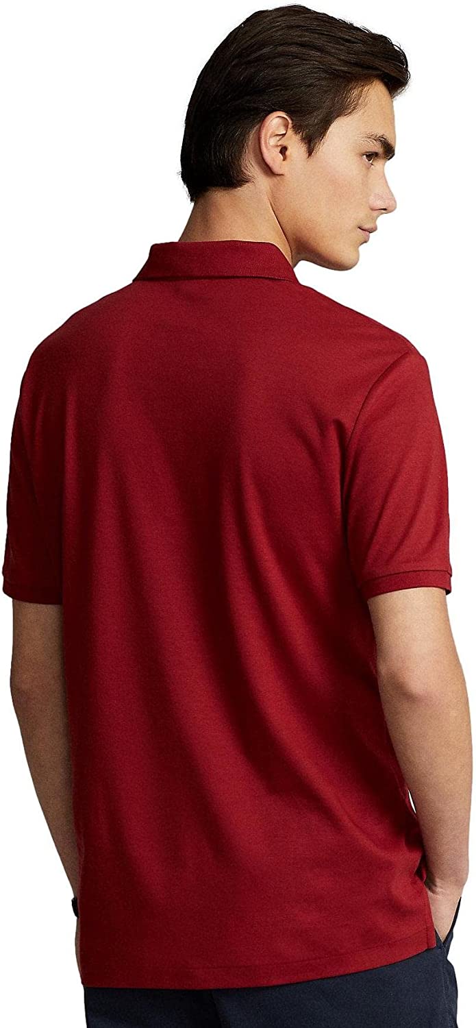 POLO RALPH LAUREN Men's Short Sleeve Knit Pima Polo