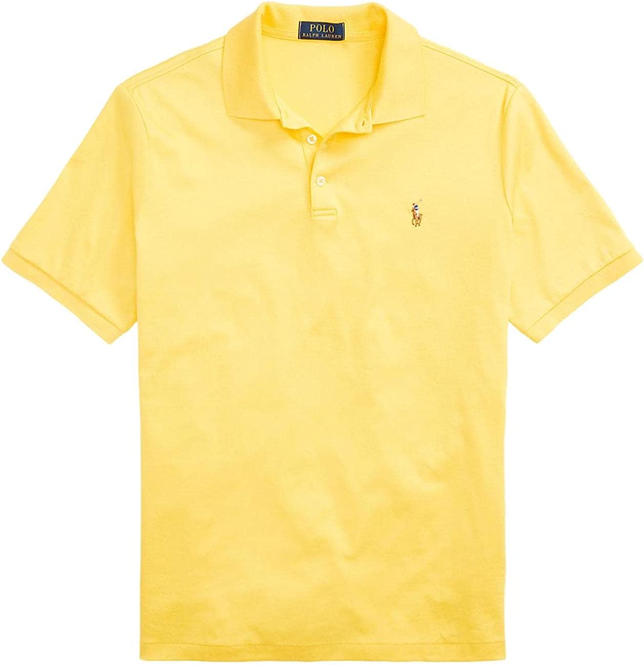 POLO RALPH LAUREN Men's Short Sleeve Knit Pima Polo