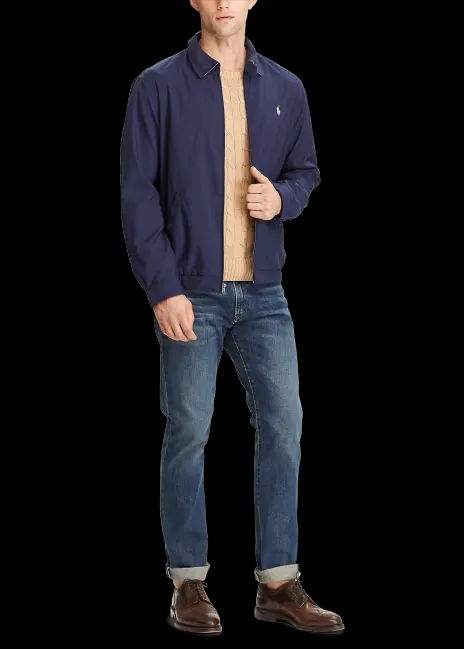 Ralph Lauren Men's Lightweight Casual Bi-Swing Jacket（Last day of limited time specials）
