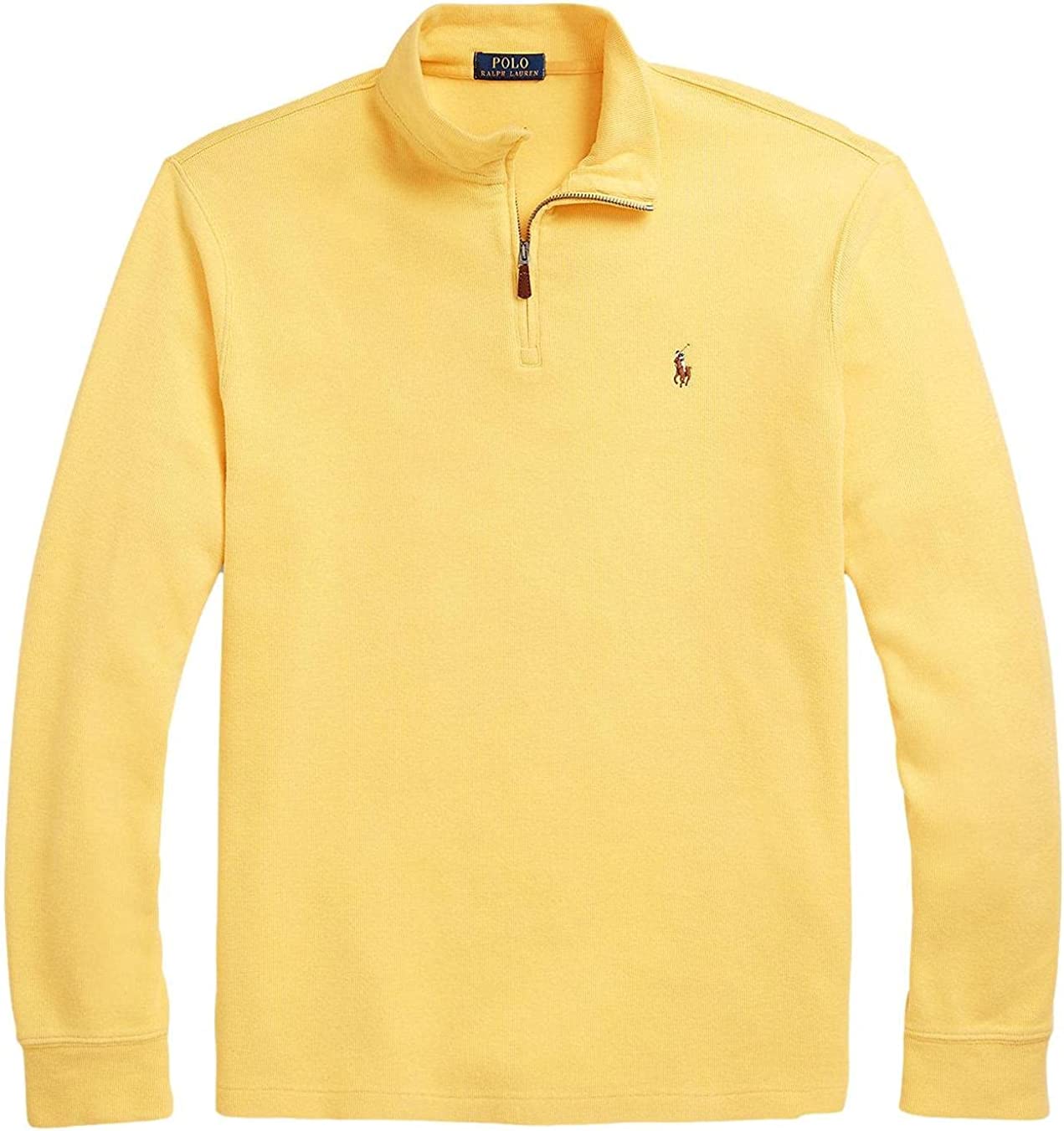 POLO RALPH LAUREN Men's Classic Estate-Rib Quarter-Zip Pullover Sweater
